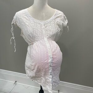 Oh! Mamma White Maternity Top